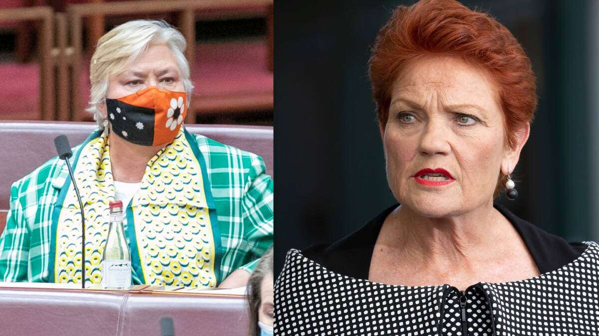 Country Liberal Senator Sam McMahon, left, and One Nation leader Pauline Hanson, who has threatened to cause "mayhem" in the final sitting fortnight of the year. Picture: Keegan Carroll and Sitthixay Ditthavong