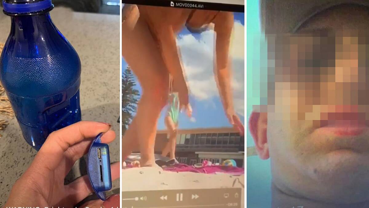 haag haag verkouden worden Hidden camera in water bottle films women on Lady Robinsons Beach, Brighton  | Illawarra Mercury | Wollongong, NSW