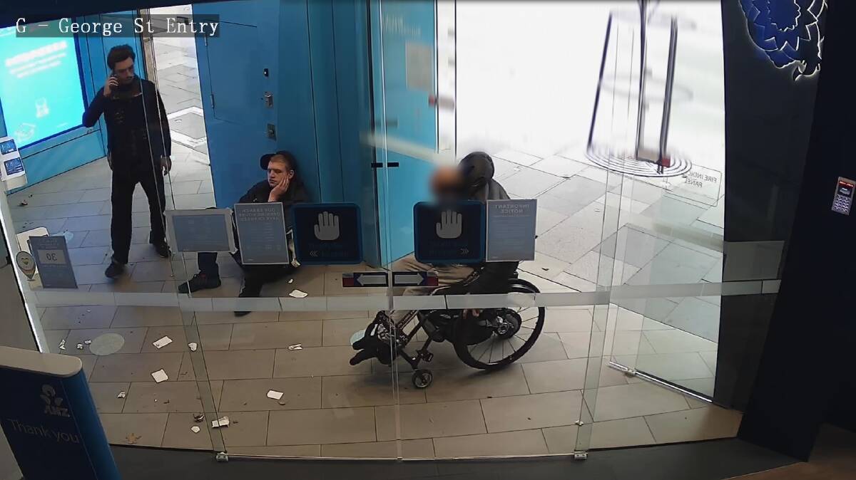 Two men who police say robbed a disabled man in Sydney on the weekend. One, from Sanctuary Point, has been charged. Photo: NSW Police