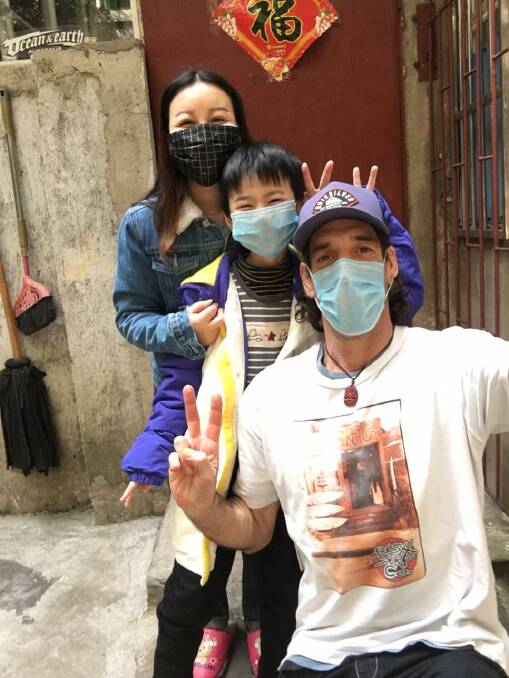 Despite their confinement, Tim, Xu and Weichen are in good spirits, saying as the weather gets warmer, they feel safer.