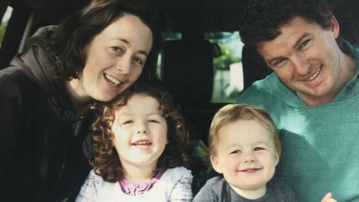 MEMORIES: Alison, Jules, Darcy and Gavin Murray in happier days.