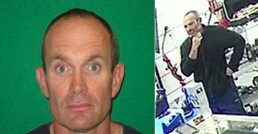 Christopher Empey, who was caught on CCTV in a Nowra store in December. Photo: Victoria Police 