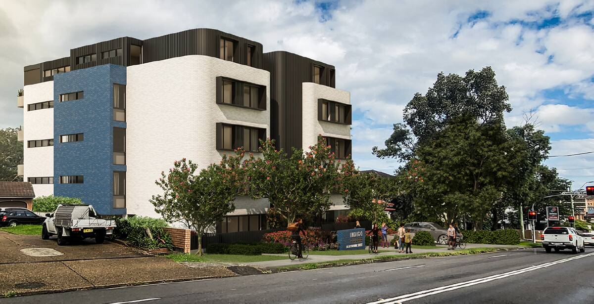 Boutique: A five-storey $4.6 million apartment block is planned for Corrimal Street in Wollongong. Picture: supplied