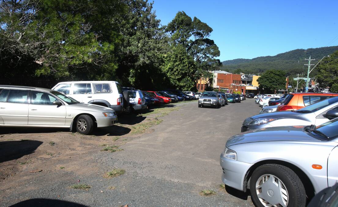 Wollongong City Council will be paving this dirt lot in Thirroul, turning it into a formal car park, in the coming financial year.