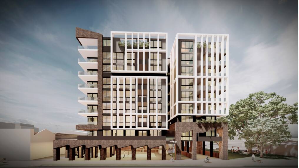 This failed development in Gladstone Avenue in Wollongong looks to have left investors out of pocket.