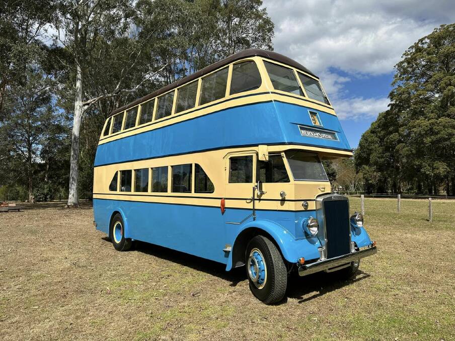 This restored double-decker bus once used in the Illawarra by Dion's Bus Company could end up in a Sydney museum. Picture by Steve Mantle