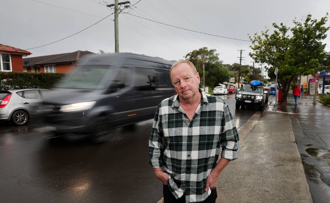 Wollongong councillor Richard Martin wants council to look at cutting the speed limit on Murray Road at Corrimal. Picture by Sylvia Liber