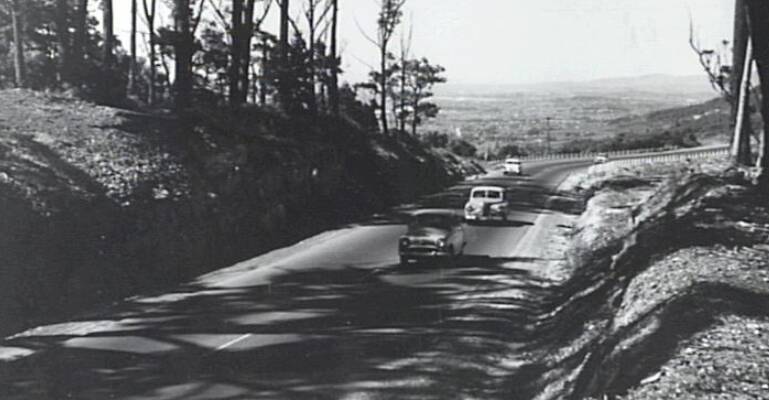 Mt Ousley Road was, for a long time, just one lane in both directions.