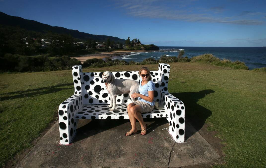 The chair's 2015 dalmatian colour scheme. Picture: Kirk Gilmour