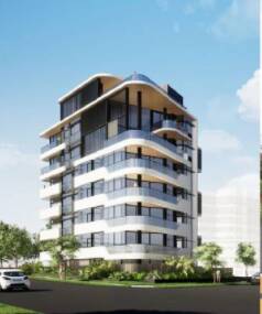 First: The original design of the proposed apartment block on the corner of Smith and Harbour streets. Picture: supplied