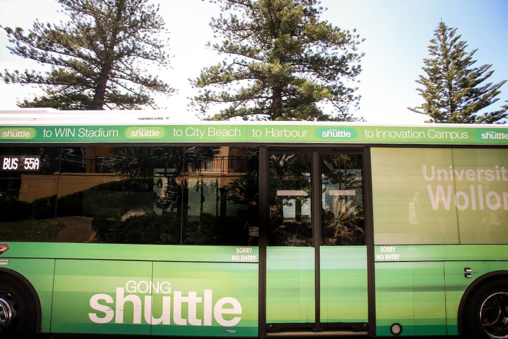 Buses: The free Gong Shuttle service will be undergoing a change for the UCI world championships next month. Picture: Georgia Matts