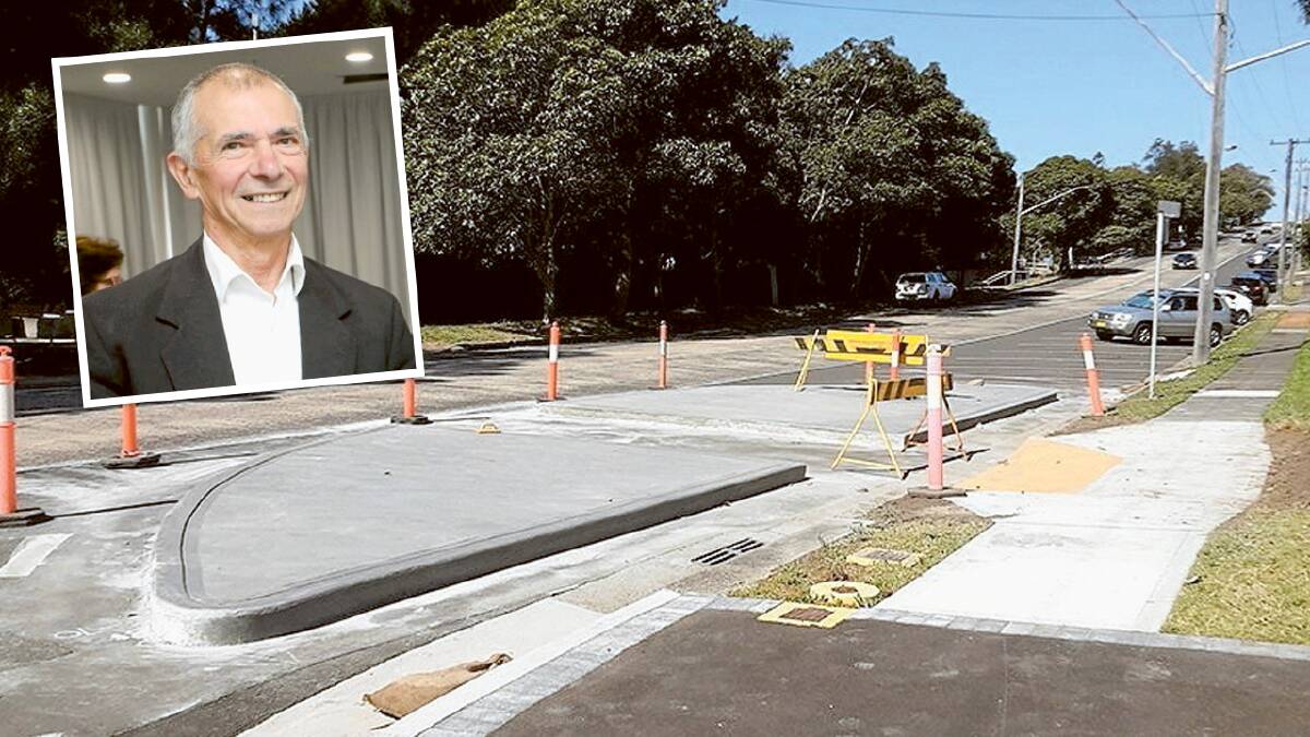 Cr Dom Figliomeni has branded the Wollongong City Council-built cycleway along Military Road at Port Kembla "a waste of money".