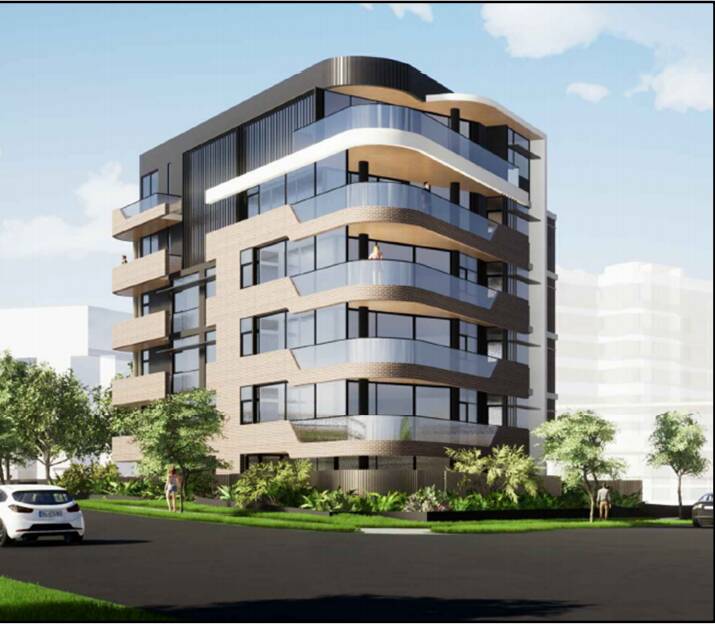 Second: The revised design of the complex, which residents still think is too big and too high. Picture: supplied