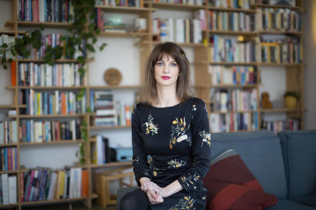 Trauma: Gemma Carey, who writes of her sexual assaults when she was just 12, is featuring in the Wollongong Writers Festival this weekend. Picture: Hilary Wardhaugh