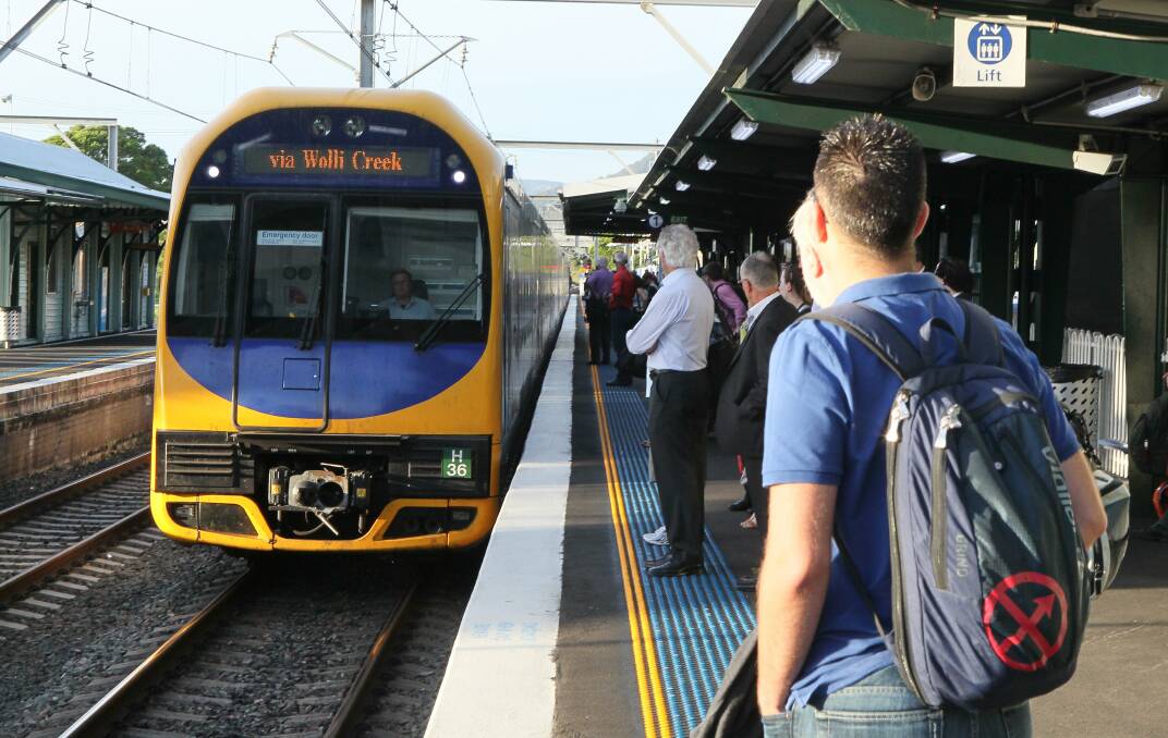 The train line to Sydney could be cut off in a major bushfire