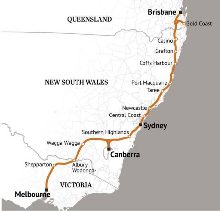 Why Wollongong won't have a high speed rail stop