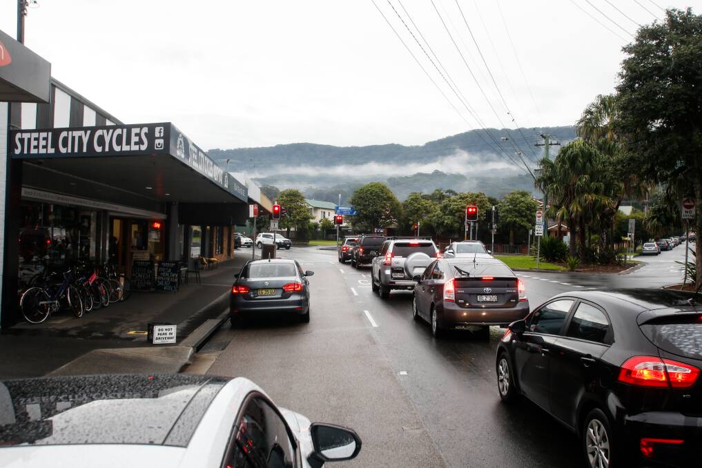Wollongong City Councillor Richard Martin wants an update on what is being done to improve the traffic situation through Thirroul. Picture by Anna Warr
