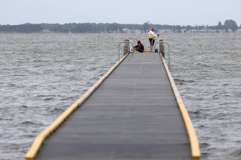 Water: The upgraded Tuggerah Bay jetty at Lake Illawarra is now complete - just in time for the Christmas-New Year break. Picture: Adam McLean