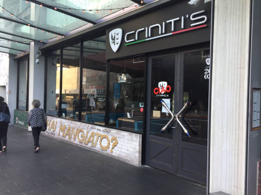 Wollongong's Criniti's restaurant is likely to close ... and it seems hardly anyone is surprised. Picture: Glen Humphries