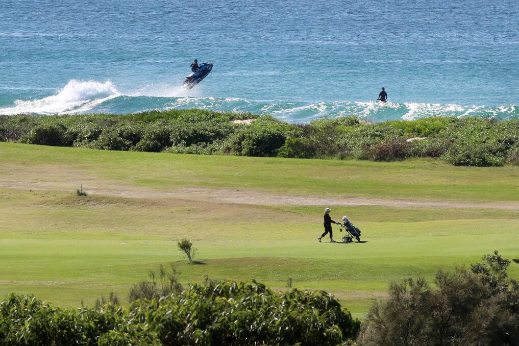 Raw sewage flowing across the fairways at Wollongong Golf Course has cost Sydney Water well over $1 million. 