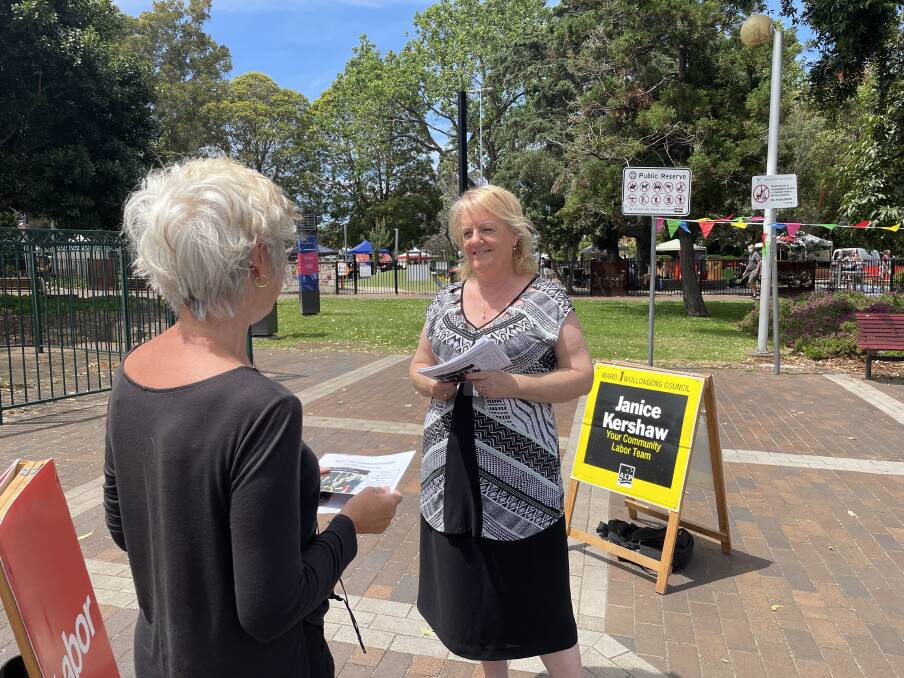 Community: She's been on Wollongong council for 25 years and Janice Kershaw is campaigning for another stint. Picture: Glen Humphries