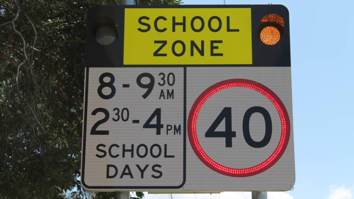 SCHOOL TIME: School zones are in force on gazetted school days, the first of which is Thursday. So it doesn’t matter if some schools don’t go back until Friday.