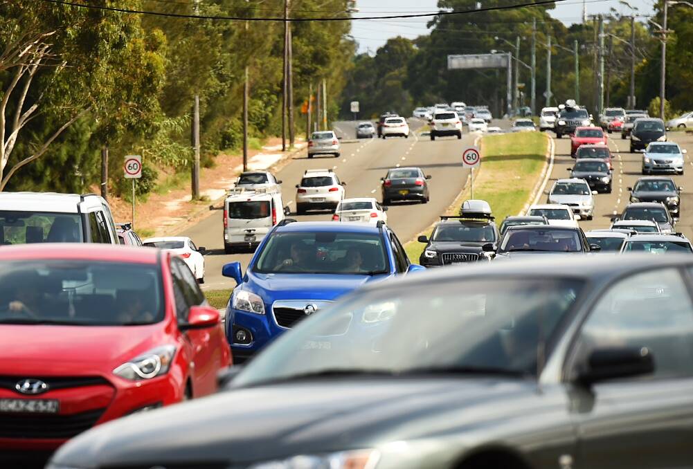 The NRMA is calling for the government to build the F6 extension to alleviate congestion on existing roads. Picture: Kate Geraghty