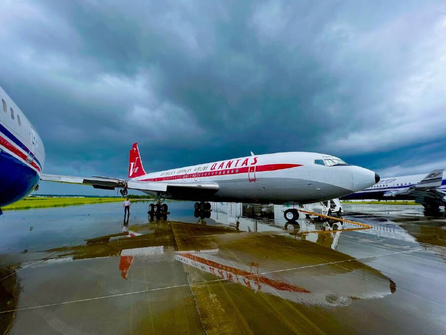 The Historical Aircraft Restoration Society has posted fresh photos of the 707 John Travolta gifted the group on its Facebook page. Picture by HARS