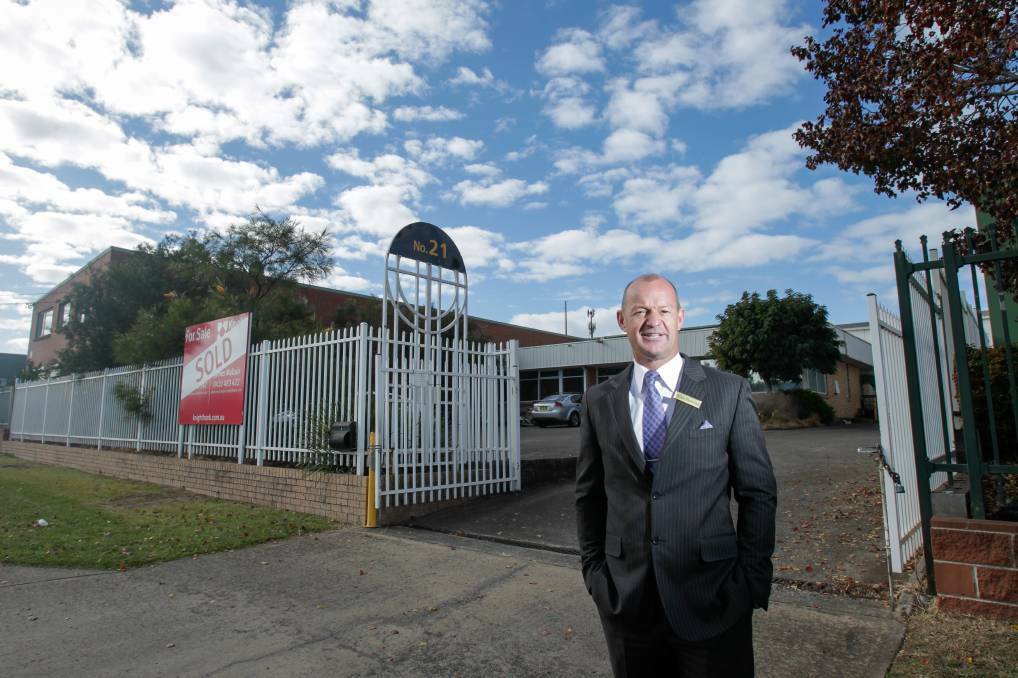 Parsons Funerals director Alan Parsons outside the site of the business' planned crematorium, which sparked concern from locals in June. Picture: Adam McLean

