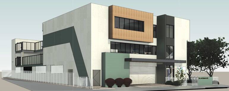 An artist's impression of the three-storey childcare centre proposed for Dapto. Picture: Envision Group