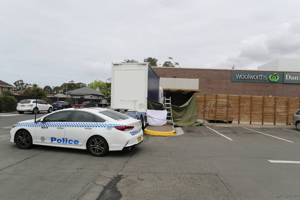 The scene of a fatality at Corrimal Village shopping centre in 2020 led to a worker suffering post-traumatic stress disorder, a court ruled. Picture by Robert Peet