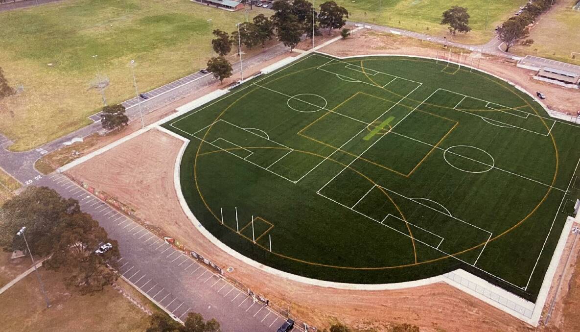 Shellharbour could one day have its own multi-sport facility, like this site at Penrith.