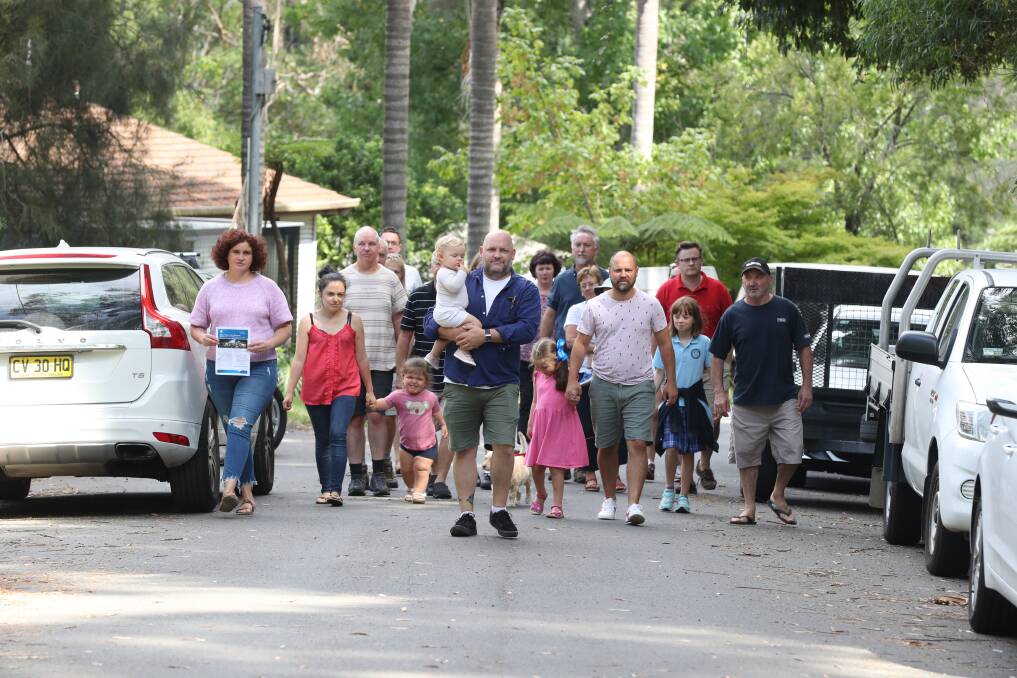 Plans: Helensburgh residents unhappy about possible truck movements along their street, but Transport for NSW say no decision has been made. Picture: Robert Peet