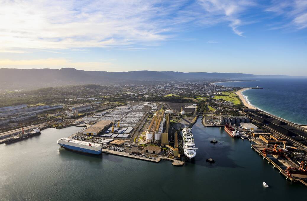 Plans to make Port Kembla a container overflow terminal once Port Botany is full could be scuppered if a new lawsuit is launched against NSW Ports. Picture: Anna Warr