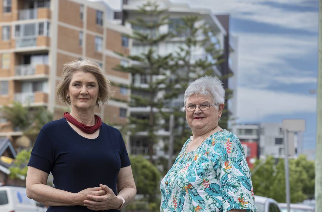 Unimpressed: Housing Trust CEO Michele Adair and client Lyn Bailey both believe Illawarra councils need to be doing more on the affordable housing front. Picture: Mark Newsham 