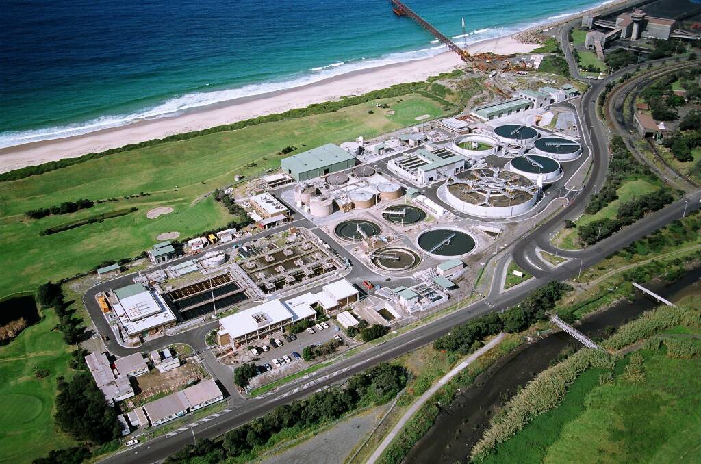 Recycled water from the Wollongong water treatment plant is being used in a trial to create hydrogen. Picture: Sydney Water