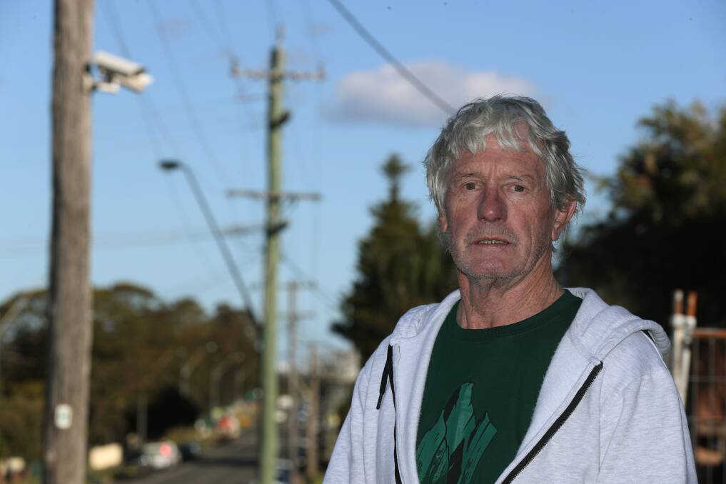 Lights out: Bellambi resident Michael Wilkins wasn't happy to hear of a planned power outage for his suburb to take place during lockdown. Picture: Robert Peet