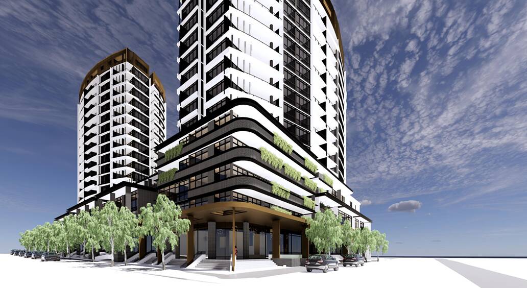 The twin tower development for the Kenny Street fruit market site has been approved.