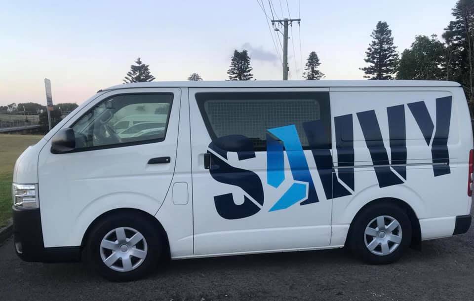 The Savvy Fitness bus that was stolen on Tuesday morning.
