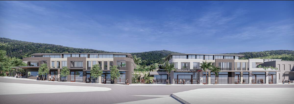 Changes to the contentious Thirroul Plaza development include a widening of the gap between the two buildings to 14 metres. Picture: Loucas Architects