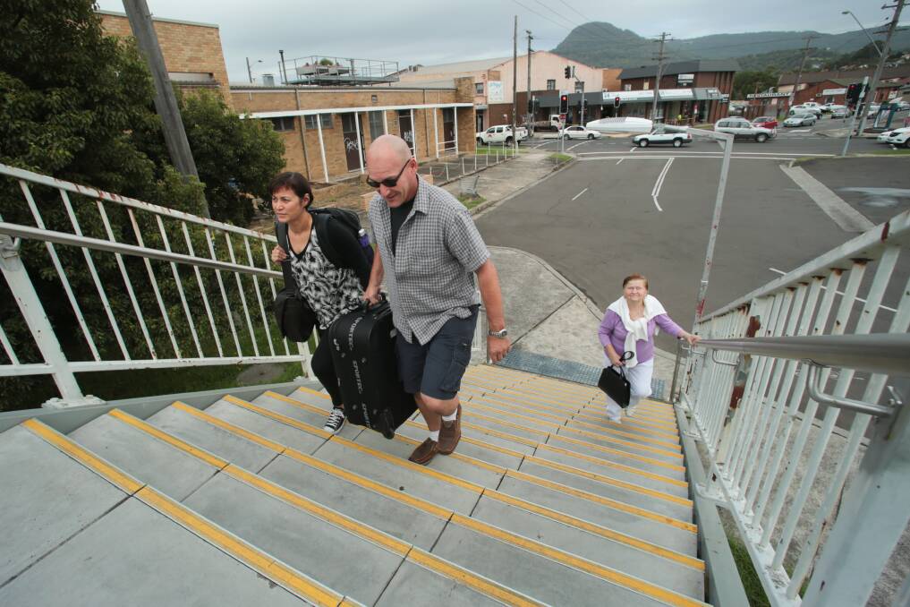 The government has given a stronger indication on when Unanderra residents will see action on lifts at the local station. Picture: Adam McLean