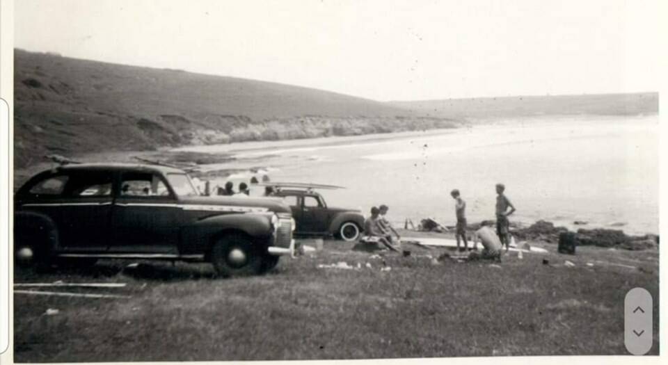 Wave riders: Surfers at The Farm at Killalea in the 1060. Picture: F Smith and Shellharbour History in Photos
