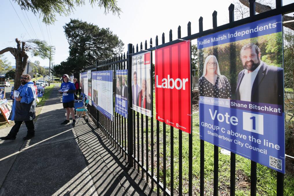 It's looking likely that incumbents Kellie Marsh and Labor's Maree Edwards will retain their positions on Shellharbour City Council. Picture: Adam McLean 