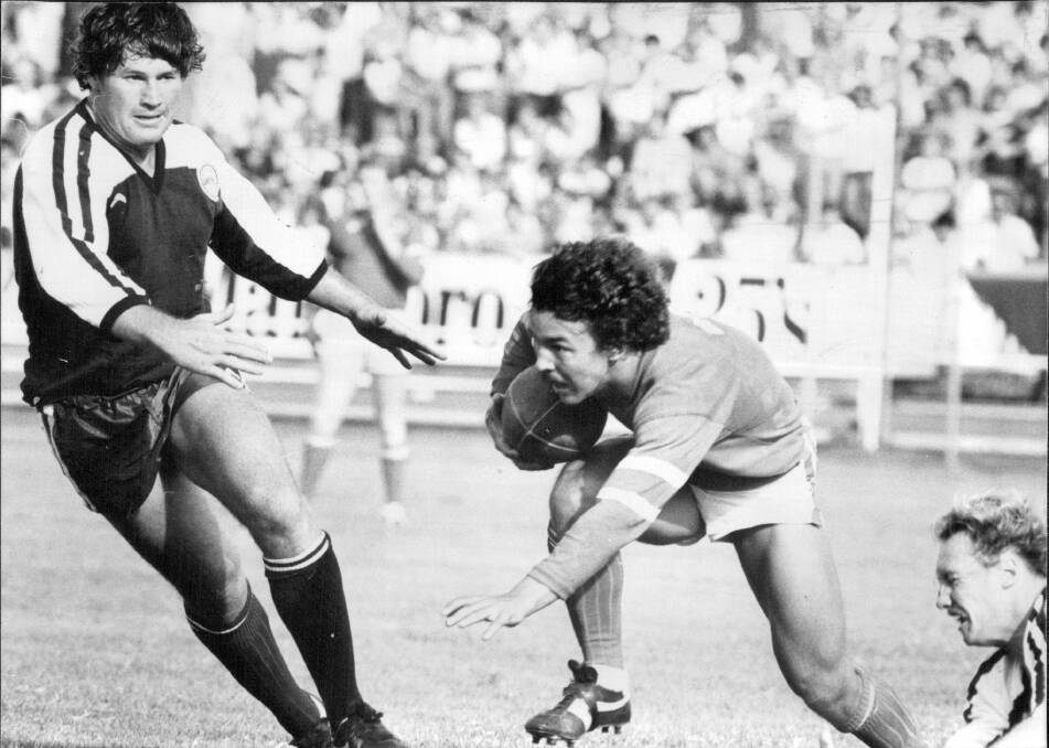 Steelers halfback Steve Topper in action during the Illawarra side's first match in the NSW Rugby League comp in February 1982.
