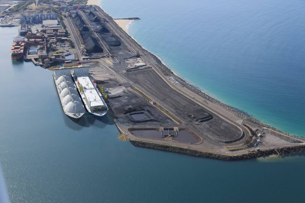 Pipe: The eastern end of a proposed 37-kilometre pipeline will connect into the approved Port Kembla Gas Terminal. Picture: supplied