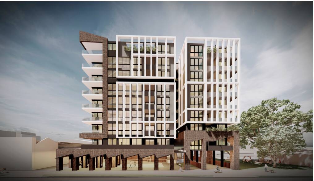 City living: A nine-storey apartment complex with commercial premises on the ground floor is planned for Gladstone Avenue in Wollongong. Picture: supplied