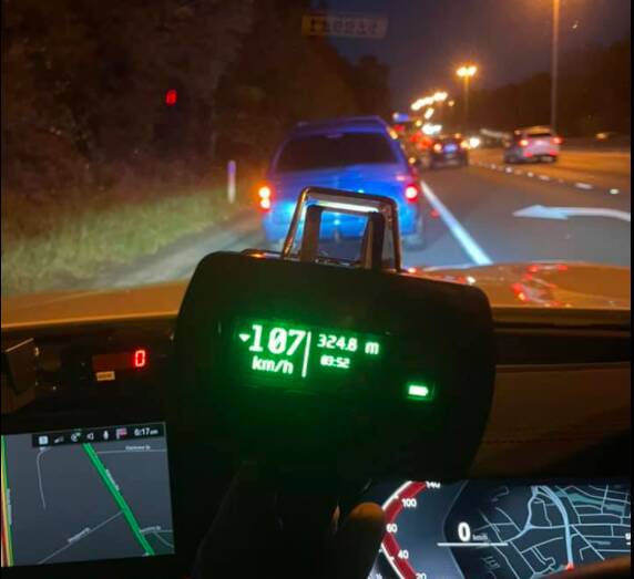 The police allege the man was travelling well over the 80km/h speed limit along the M1 Princes Motorway. Picture: Facebook