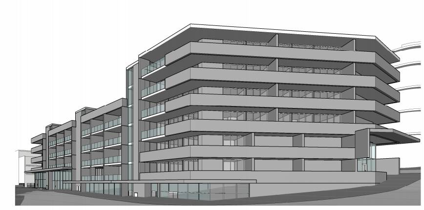 Plans: An artist's impression of the multi-storey development planned for the Shellharbour city area. Picture: supplied