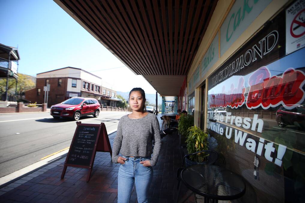 Bakery blues: Shirley Vu from a bakery in Bulli is concerned about what the upcoming closure of Bulli Pass will mean for business. Picture: Sylvia Liber