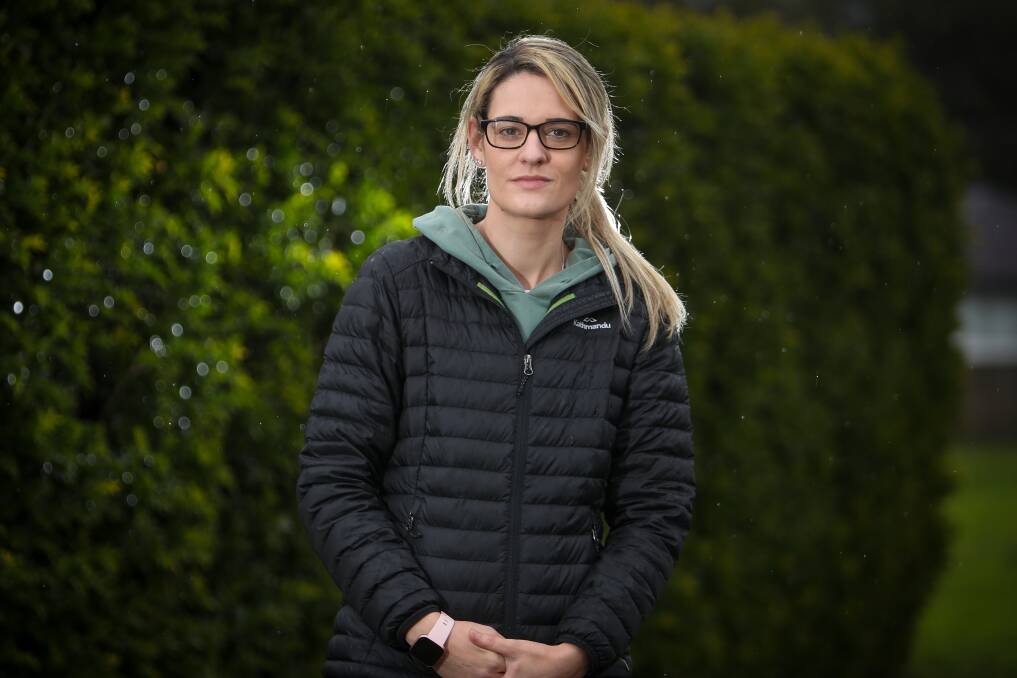 Hard times: Kanahooka resident Kylie and her family are among those struggling to make ends meet during the COVID lockdown. Picture: Adam McLean